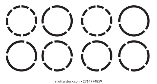 Elemento de diseño de círculo Forma geométrica abstracta EPS