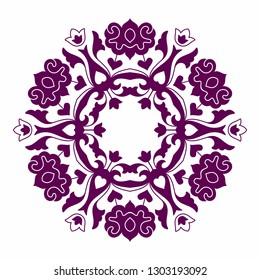 Circle design element in arabic style