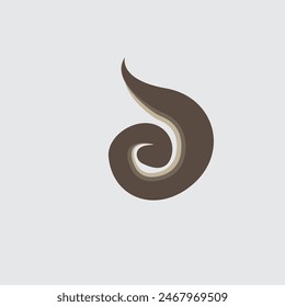 circle design like brown fire