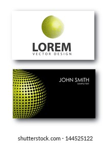 circle design over black and white background vector illustration