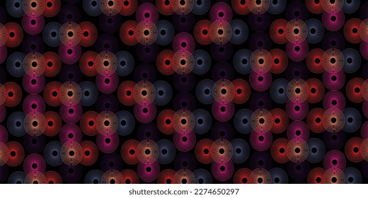 diseño de círculo rojo diseño azul púrpura negro tarjeta de presentación muy bonito diseño