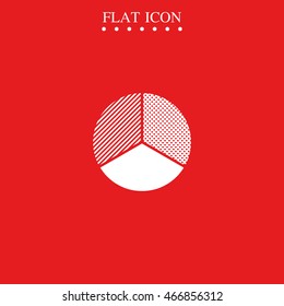 Circle diagram. Business chart element.