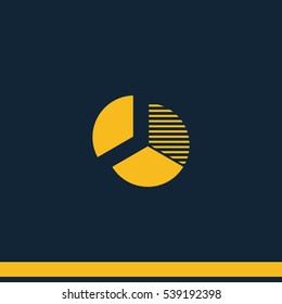Circle diagram icon.