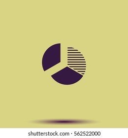 Circle diagram icon.