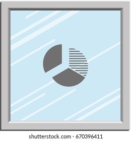 Circle diagram icon.