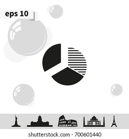 Circle diagram icon.