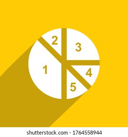 circle diagram icon, medical icon vector