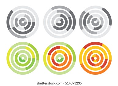 Circle diagram for infographic. Template for round chart, cycling diagram, graph, presentation etc