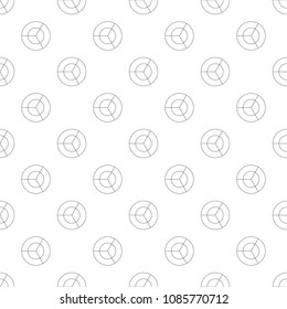 Circle diagram pattern vector seamless repeating for any web design