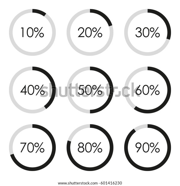 Percentage Pie Chart Template