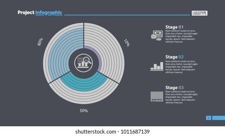 Circle Diagram With Stages Slide Template