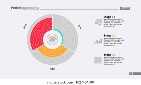 Circle Diagram With Stages Slide Template