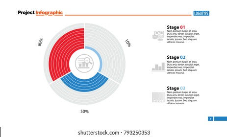 Circle Diagram With Stages Slide Template
