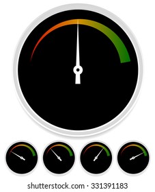 Circle dial, gauge template