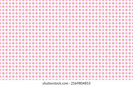 Circle and diamond pattern background.