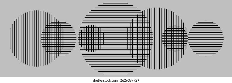  circle of different shapes for design creative