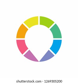 Circle Digital Link Connection Business Company Vector Logo Design