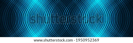 Circle Digital Sound Wave,technology and earthquake wave concept,design for music industry,Vector,Illustration.