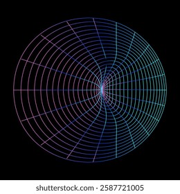 Circle dimention abstract background element line shapes