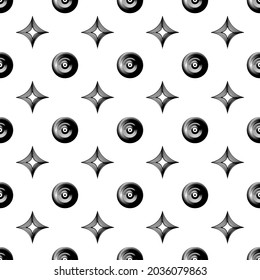 Circle Dimond vector pattern seamless fabric wallpaper background or texture 