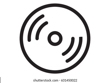 circle disk icon