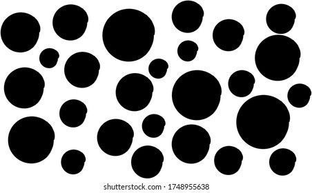 Circle Doddle Vektorset. Circle Doddle Vektorgrafik.