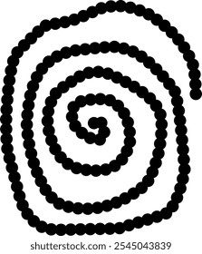circle doodles in trendy style. Drawn by hand. Scratches. Vector. Elements, shape design. Lines and dots form a circle. Sign. Curve. Abstract doodle. Paintbrush