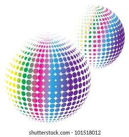 circle dot background