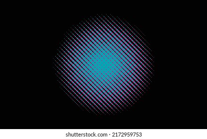 Circle Dot Design Art Illustration, Vector illustration