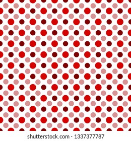 circle dot pattern with red dot in vector background textures. Abstract dot pattern and seamless background in eps file or vector file for gift warp or card