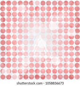 Circle dot red color design white background wallpaper illustration