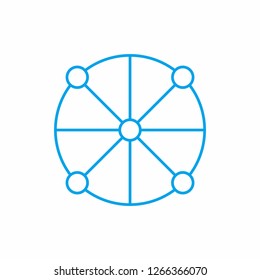Circle Dots Digital Link Connection Business Company Vector Logo Design
