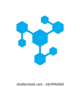 Circle Dots Digital Link Connection Business Company Vector Logo Design
