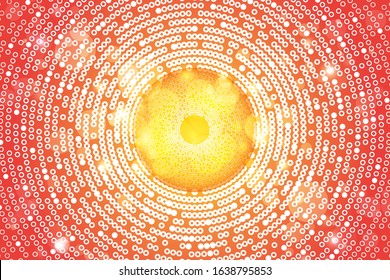 Circle dots sorting background design