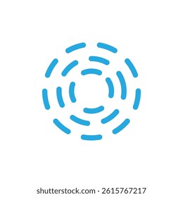 Circle dotted Abstract logos and symbol