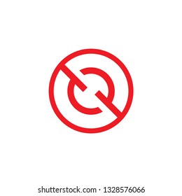 circle dp logo letter design