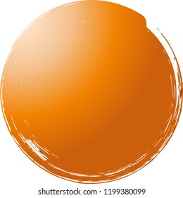 Circle drawn with a brushlet