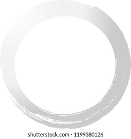 Circle drawn with a brushlet