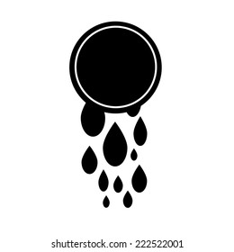 Circle drop logo icon