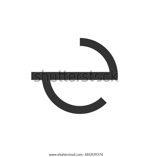 Circle E Letter Logo Template Illustration Design.\
Vector EPS 10.