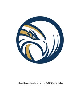 Circle Eagle Hawk Logo Symbol