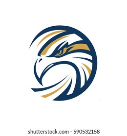 Circle Eagle Sea Hawk Logo Symbol