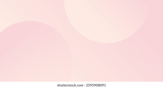 Circle effect background pastel colorful  pink and yellow gradations modern