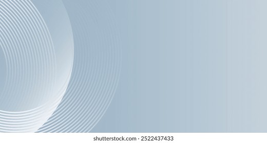 Circle effect style geometric in grey background abstract simple