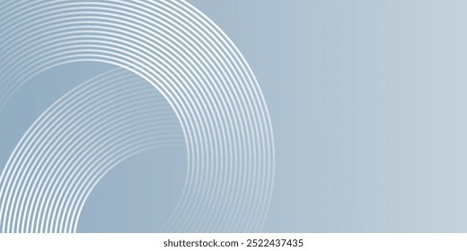 Circle effect style geometric in grey background abstract