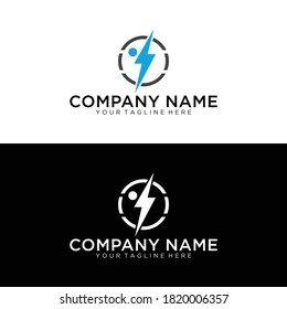 elektrisches Logo, Symbol, Symbol, Design-Vorlage
