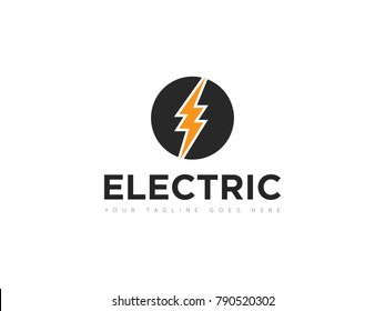circle electric logo, icon, symbol, design template