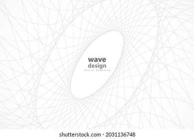 Circle elegant white background with shiny lines. Tech design. Modern luxury design