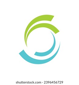 circle element  abstract vector logo