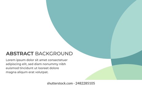 Circle Elements Aurora Abstract Background